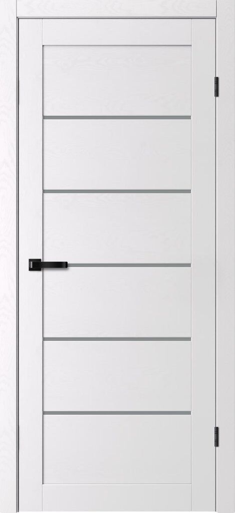 Дверное полотно Aura 220 сноу ГРАФИТ СТЕКЛО