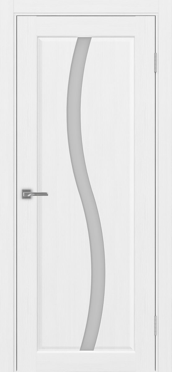 Межкомнатная дверь Optima Porte Сицилия 731.121 ЭКО-шпон (Цвет: Белый лёд)