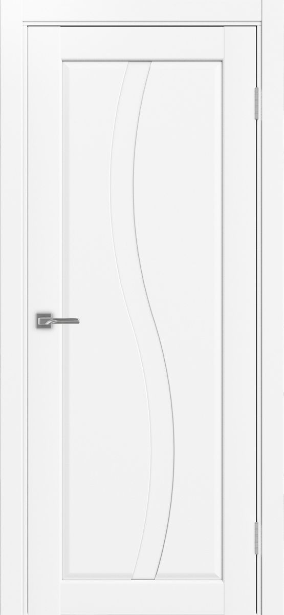 Межкомнатная дверь Optima Porte Сицилия 731.111 ЭКО-шпон (Цвет: Белый снежный)
