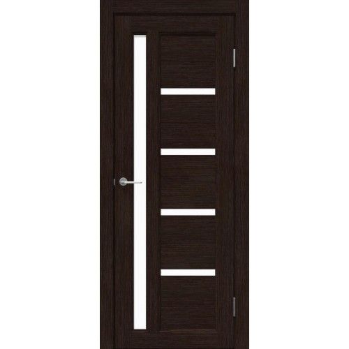 Межкомнатная дверь MARTDOORS MB1 ЛАЦИО CТЕКЛО ЧЕРНОЕ/БЕЛОЕ