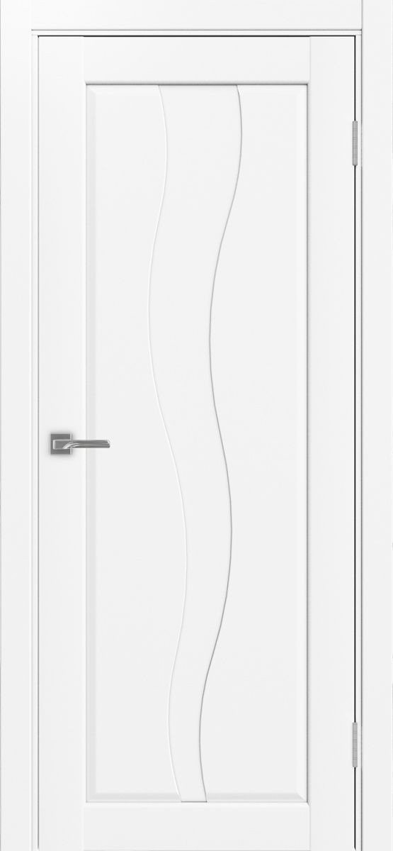 Межкомнатная дверь Optima Porte Сицилия 730.111 ЭКО-шпон (Цвет: Белый снежный)