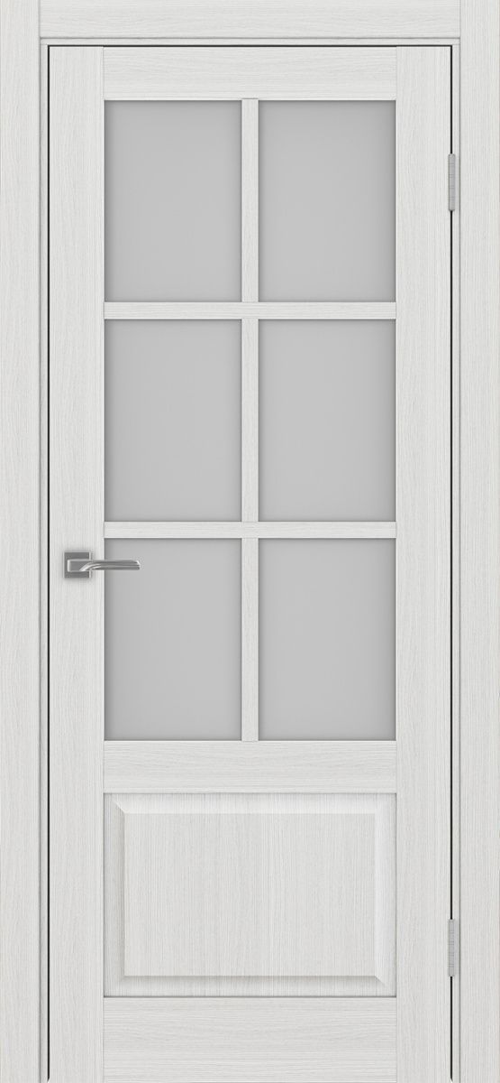 Межкомнатная дверь Optima Porte Тоскана 641.2221 ЭКО-шпон (Цвет: Ясень серебристый)