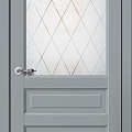 Межкомнатная дверь СИБИРЬ ПРОФИЛЬ FLY DOORS CLASSIC С3 (Цвет: Ель Альпийская, Стекло: Матовое)