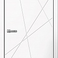 LINE01 Полотно дверное ПВХ белый