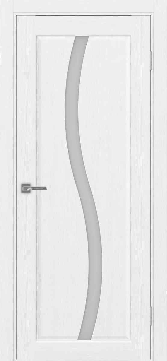Межкомнатная дверь Optima Porte Сицилия 731.121 ЭКО-шпон (Цвет: Белый лёд)