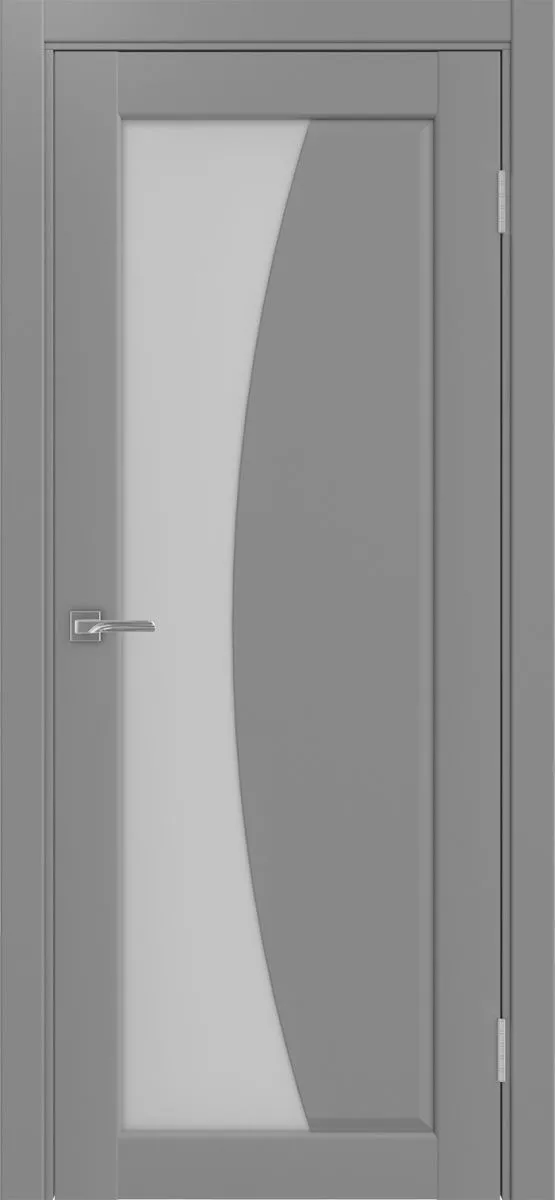 Межкомнатная дверь Optima Porte Сицилия 721.21 ЭКО-шпон (Цвет: Серый)