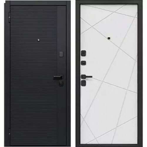 Дверь мет. 7,5 см Черный кварц NEW