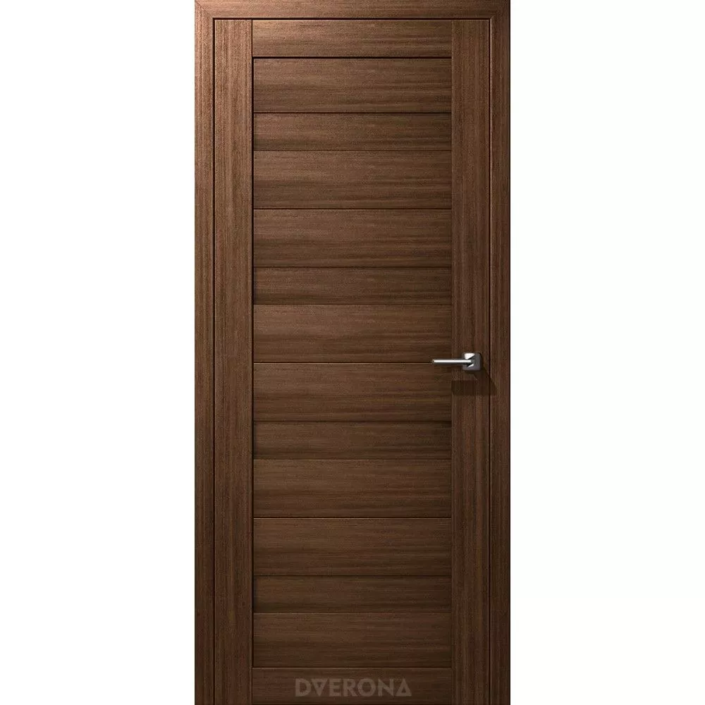 Межкомнатная дверь DVERONA Альфа 5 (Цвет: грецкий орех; Стекло: глухая)