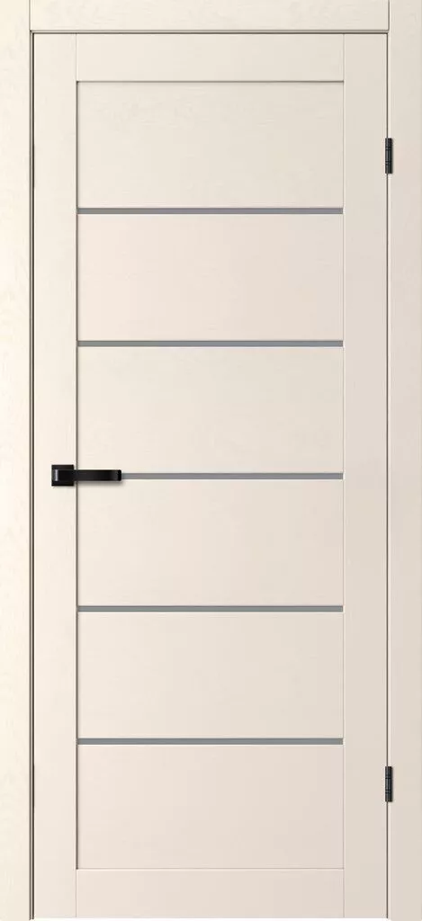 Дверное полотно Aura 220 сахара ГРАФИТ СТЕКЛО